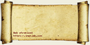 Biljana Jakupi vizit kartica